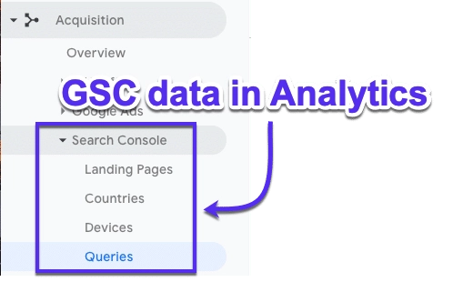 نحوه ی چک کردن سرچ کنسول در google analytics